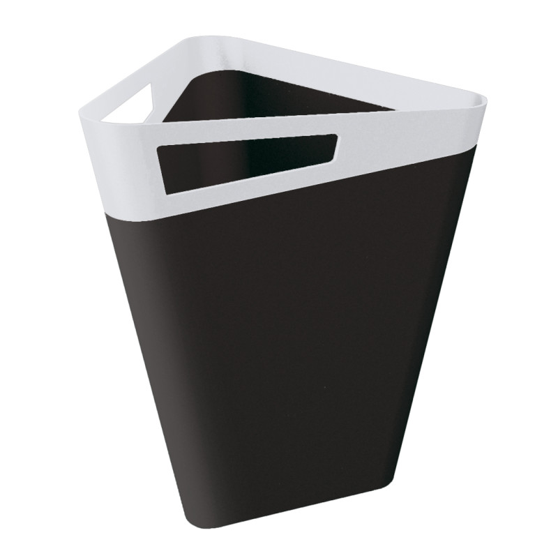 Papelera ABS con remate superior