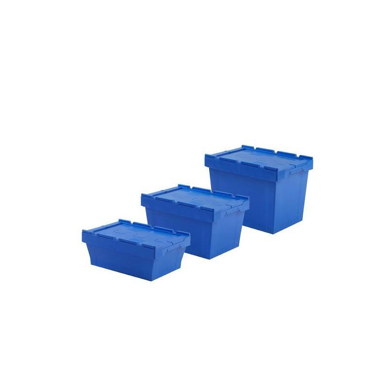 Caja con tapa integrada de medidas 40x30x30