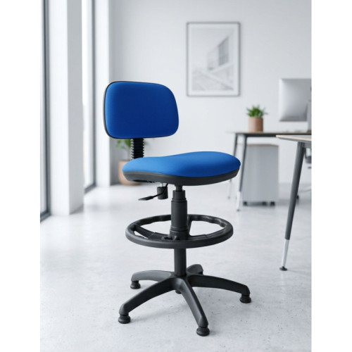 Taburete ergonómico tapizado