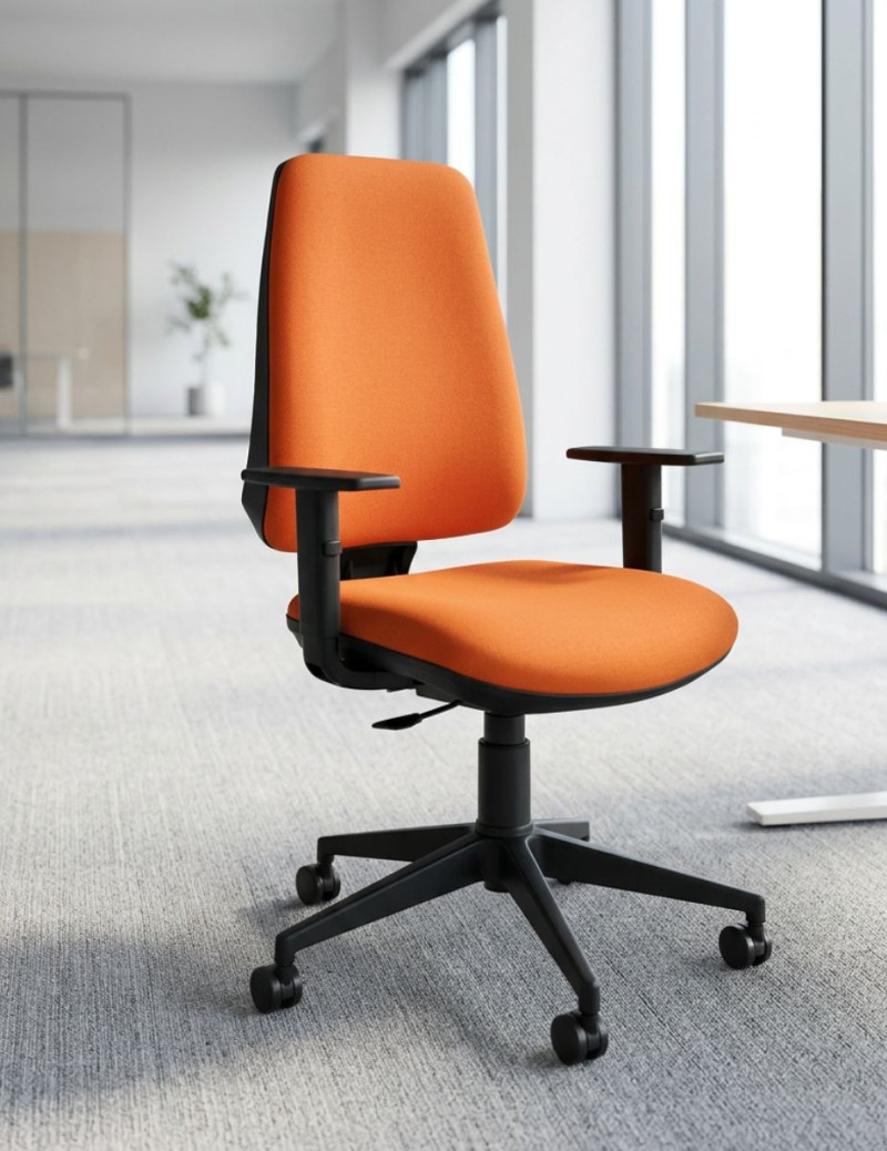 Silla de oficina con sistema sincro modelo Dublín