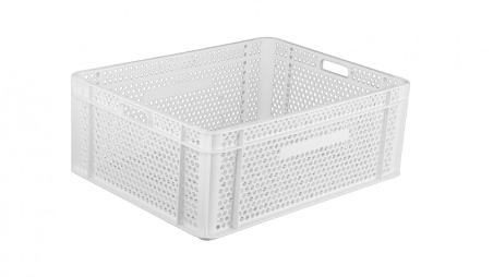 Caja rejillada apilable de 620x474x232 mm.