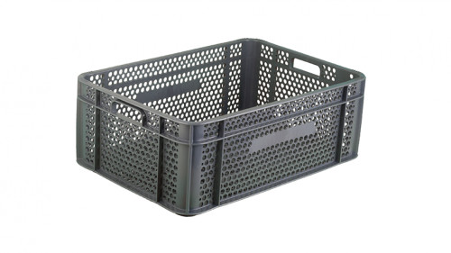 Caja rejillada apilable de...