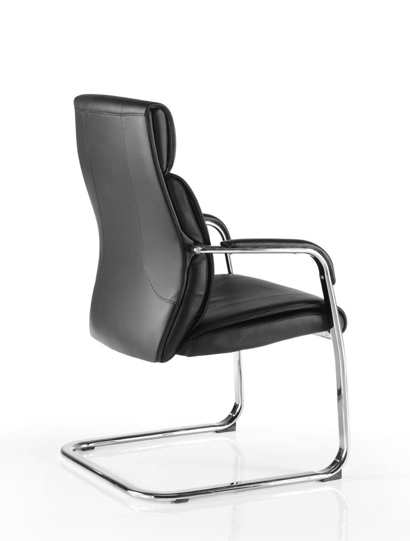 Sillón de dirección tapizado en ecopiel modelo Malmo
