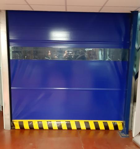 Puerta automática apilable