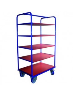 Estantería rodante con 5...