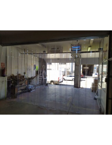 Cortina de lamas de PVC