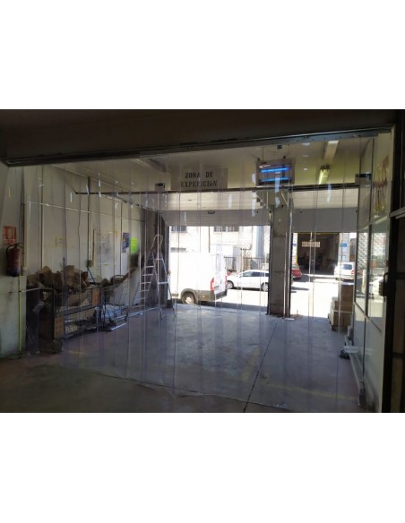 Cortina de lamas de PVC