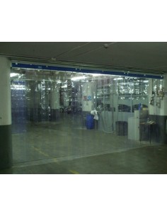 Cortina de lamas de PVC