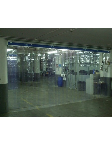 Cortina de lamas de PVC