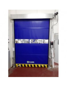 Puerta automática apilable