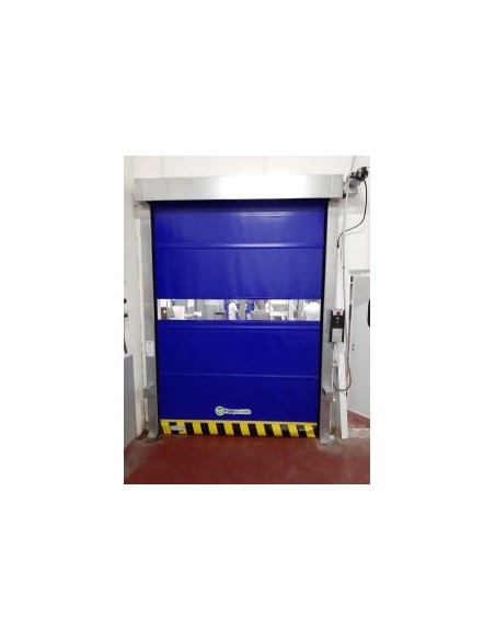 Puerta automática apilable