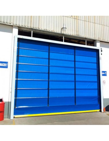 Puerta automática apilable