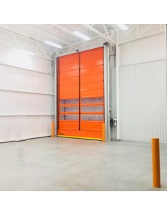 Puerta automática apilable