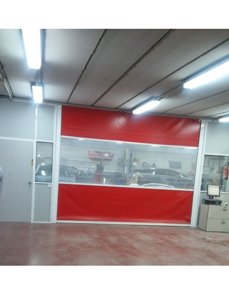 Puerta automática enrollable