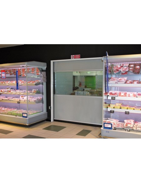 Puerta automática enrollable