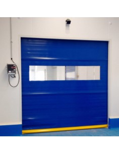 Puerta automática enrollable