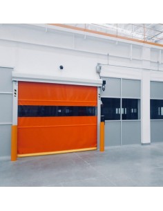 Puerta automática enrollable