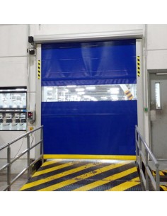 Puerta automática enrollable