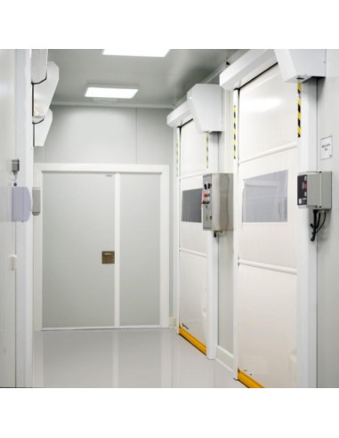 Puerta automática enrollable