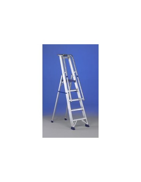 Escalera profesional de tijera de peldaño ancho