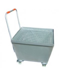 Carro con cubeta colectora...