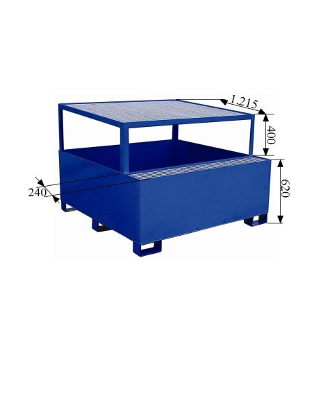 Cubeta colectora para depósitos de 1000 litros