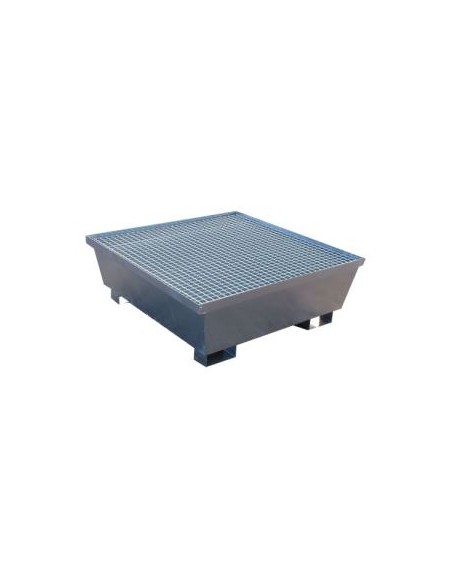 Cubeta galvanizada cuadrada 4 bidones