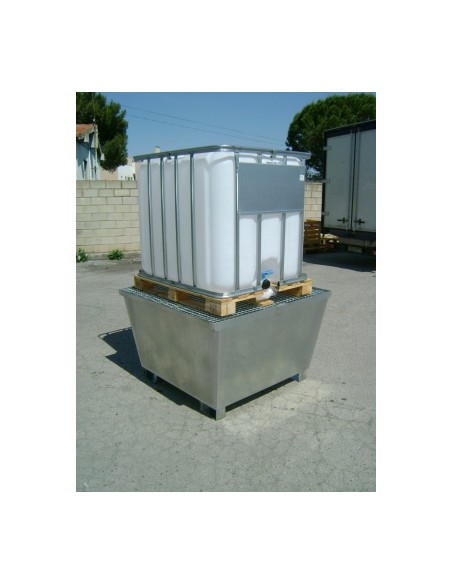 Cubeta galvanizada para depósitos 1000 litros