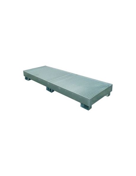 Cubeta galvanizada rectangular 4 bidones