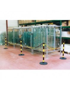 Postes separadores con cadena